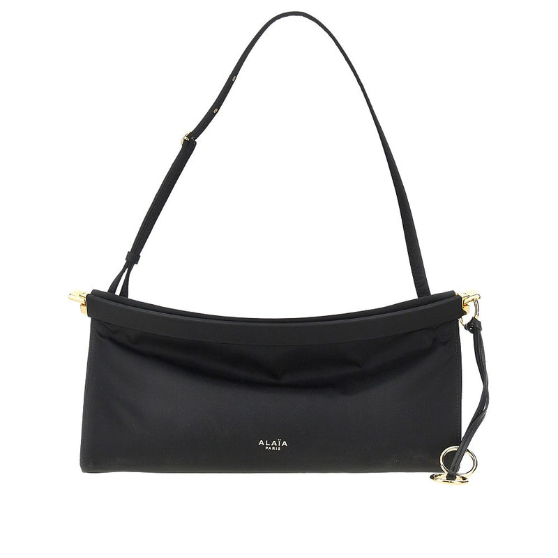 Alaia Alaia Medium 'Le Click East West' Nylon Bag Black - World Class Fashion