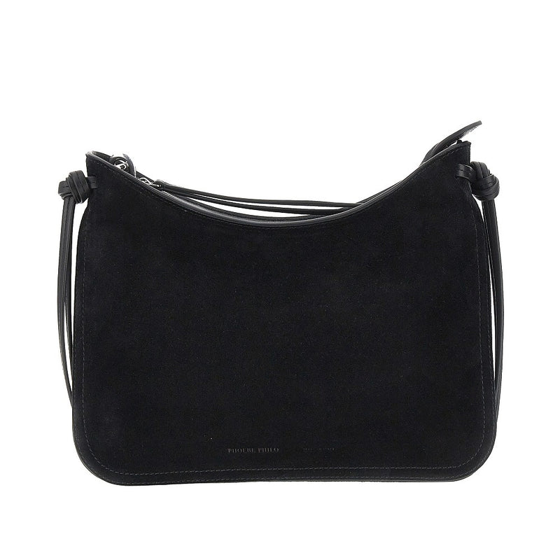 Phoebe Philo Phoebe Philo Leather Small 'Gig' Shoulder Bag Black - World Class Fashion