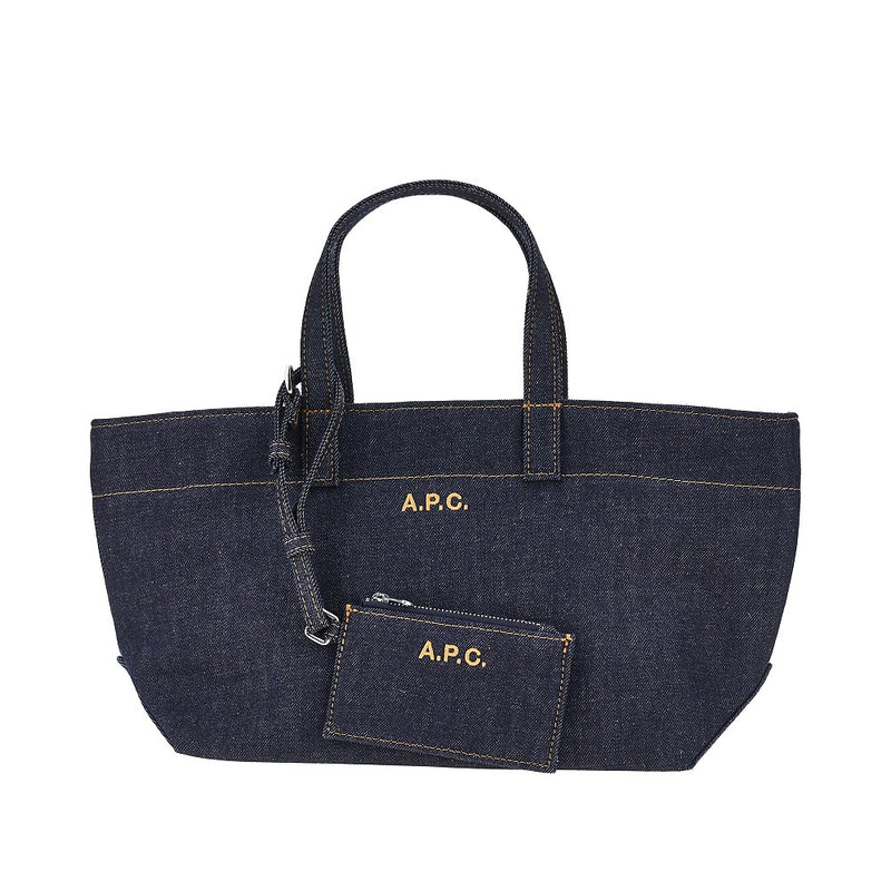 A.P.C. A.P.C. Denim Small 'Le Drummer Toile' Bag Blue - World Class Fashion