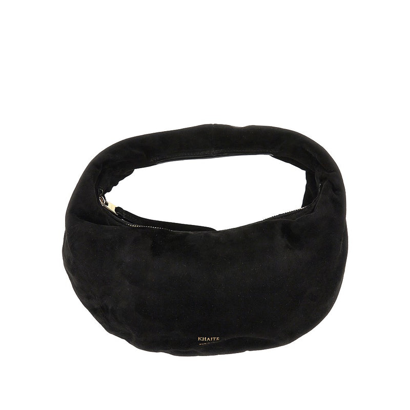 Khaite Khaite Olivia Suede Leather Mini Bag Black - World Class Fashion