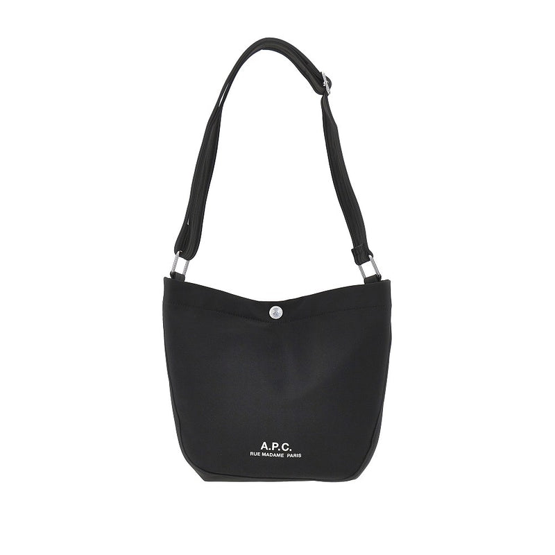 A.P.C. A.P.C. Journal Water-repellent Canvas Bag Black - World Class Fashion