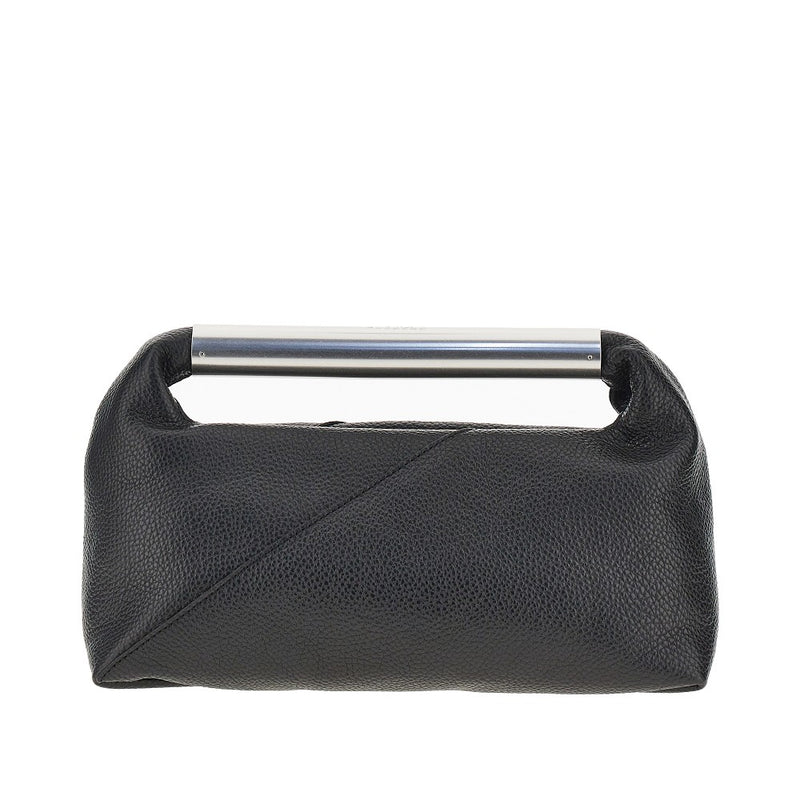 Mm6 Mm6 Leather Japanese Jewel Handle Bag Black - World Class Fashion