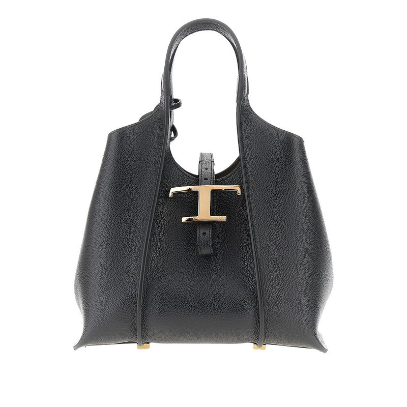Tods Tods Mini 'T Timeless' Shopping Bag Black - World Class Fashion
