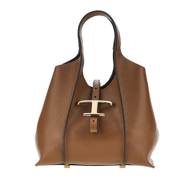 Tods Tods Mini 'T Timeless' Shopping Bag Brown - World Class Fashion
