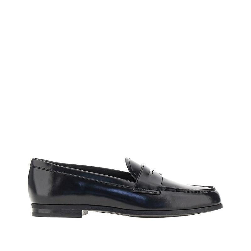 Church Church 'Natalie' Fumé Polished Leather Loafers - World Class Fashion