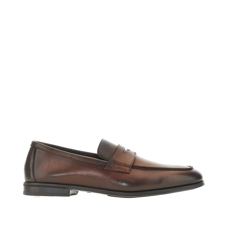 Doucal's Doucal's Leather Loafers Brown Men - World Class Fashion