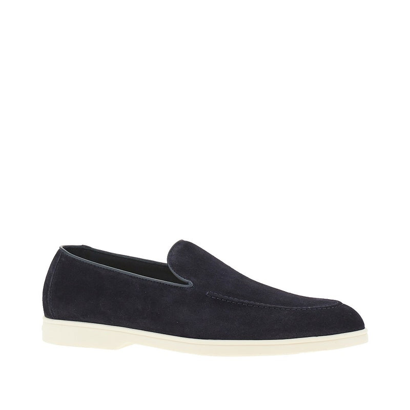 Doucal's Doucal's Suede Leather Loafers Blue Men - World Class Fashion