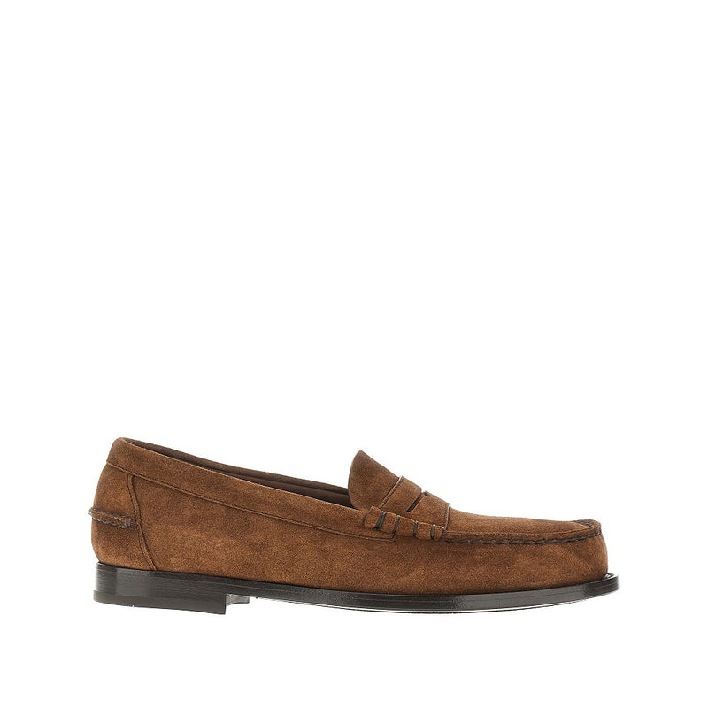 Church Church Rowley Suede Leather Loafers Brown - World Class Fashion
