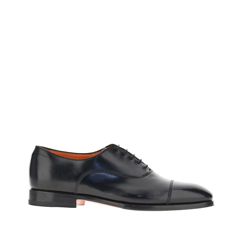 Santoni Santoni 'Archie' Black Men Loafers - World Class Fashion