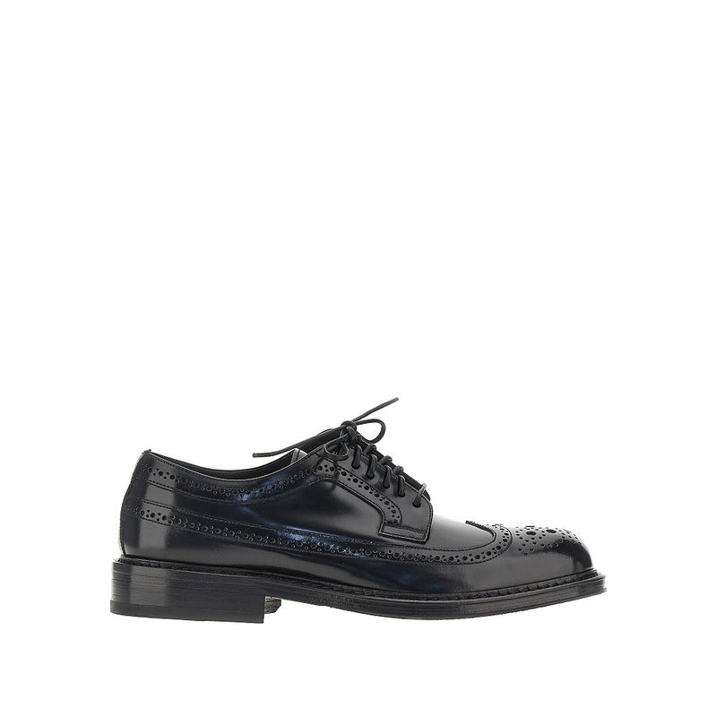 Juan Lacarcel By Calce Juan Lacarcel By Calce Brushed Leather Lace-up Shoes Black - World Class Fashion