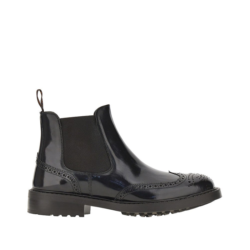Juan Lacarcel By Calce Juan Lacarcel By Calce Spazzolato Leather Chelsea Boots Black - World Class Fashion