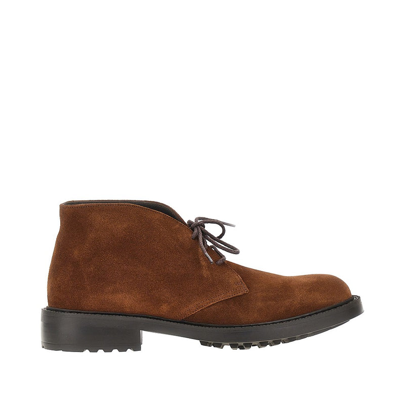 Juan Lacarcel By Calce Juan Lacarcel By Calce Suede Leather Chukka Boots Brown - World Class Fashion