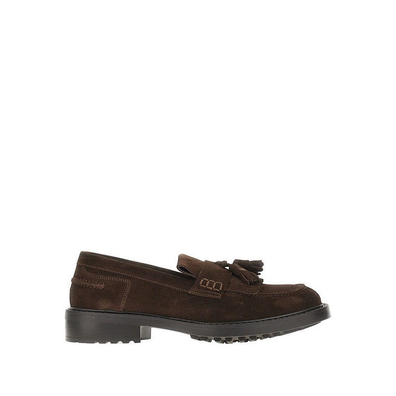 Juan Lacarcel By Calce Juan Lacarcel By Calce Suede Leather Loafers Brown - World Class Fashion