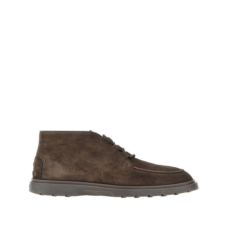 Tods Tods Suede Leather Desert Boots Brown Men - World Class Fashion