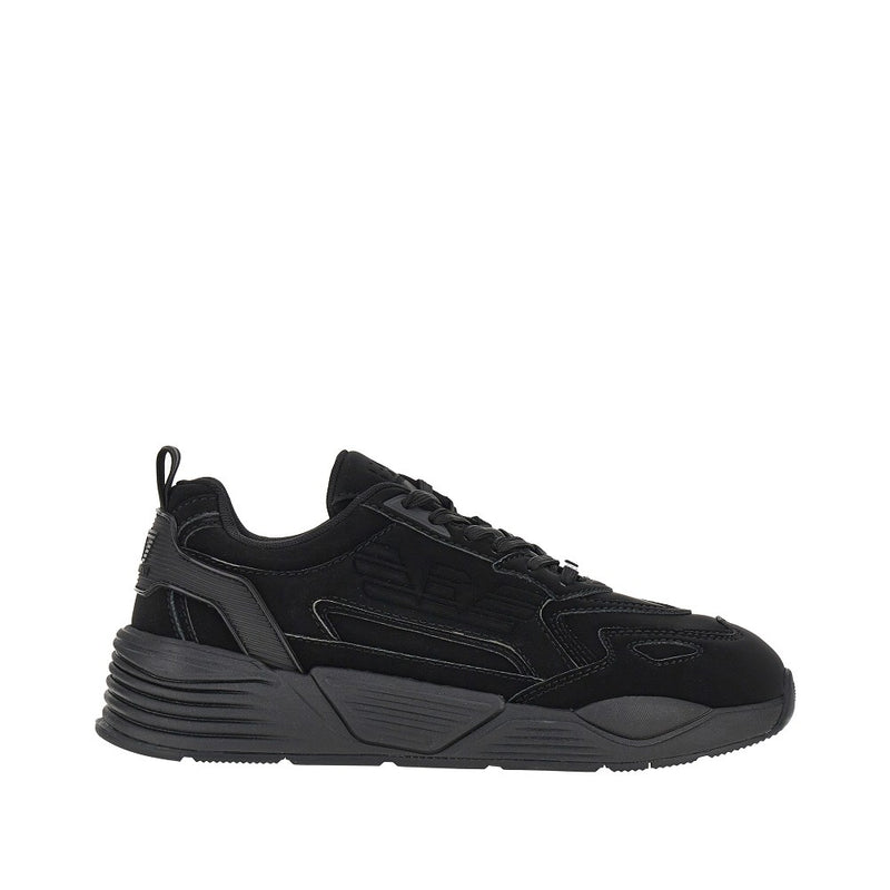 Ea7 Ea7 Coated Nylon Sneakers Black Men - World Class Fashion