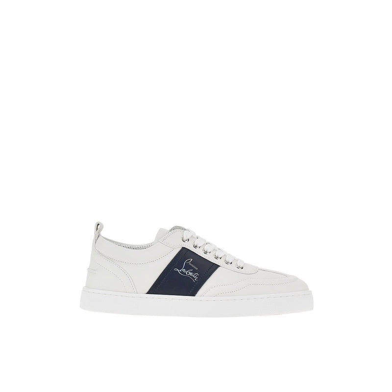 Christian Louboutin Christian Louboutin Retero Smooth Leather Sneakers White - World Class Fashion