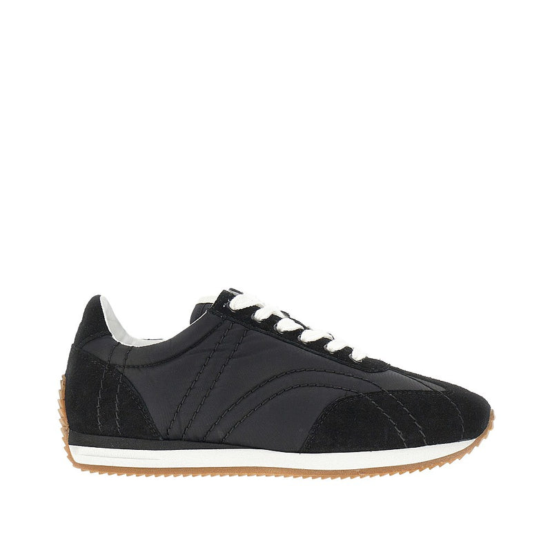 Toteme Toteme Nylon and Suede Sport Sneakers Black - World Class Fashion