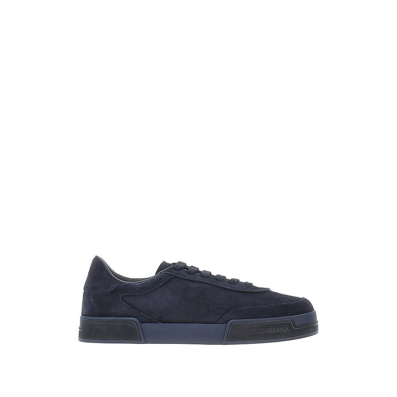 Dolce&gabbana Dolce&Gabbana Portofino Light Suede Leather Sneakers Blue - World Class Fashion