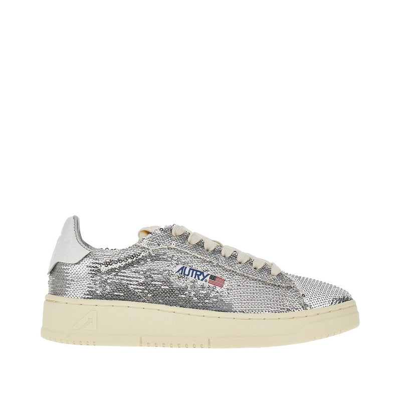 Autry Autry Sparkling Dallas Low Sneakers Silver Women - World Class Fashion