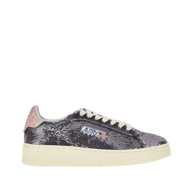 Autry Autry 'Sparkling' Dallas Low Sneakers Purple Women - World Class Fashion