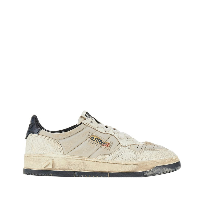 Autry Autry Super Vintage Medalist Low Sneakers White - World Class Fashion