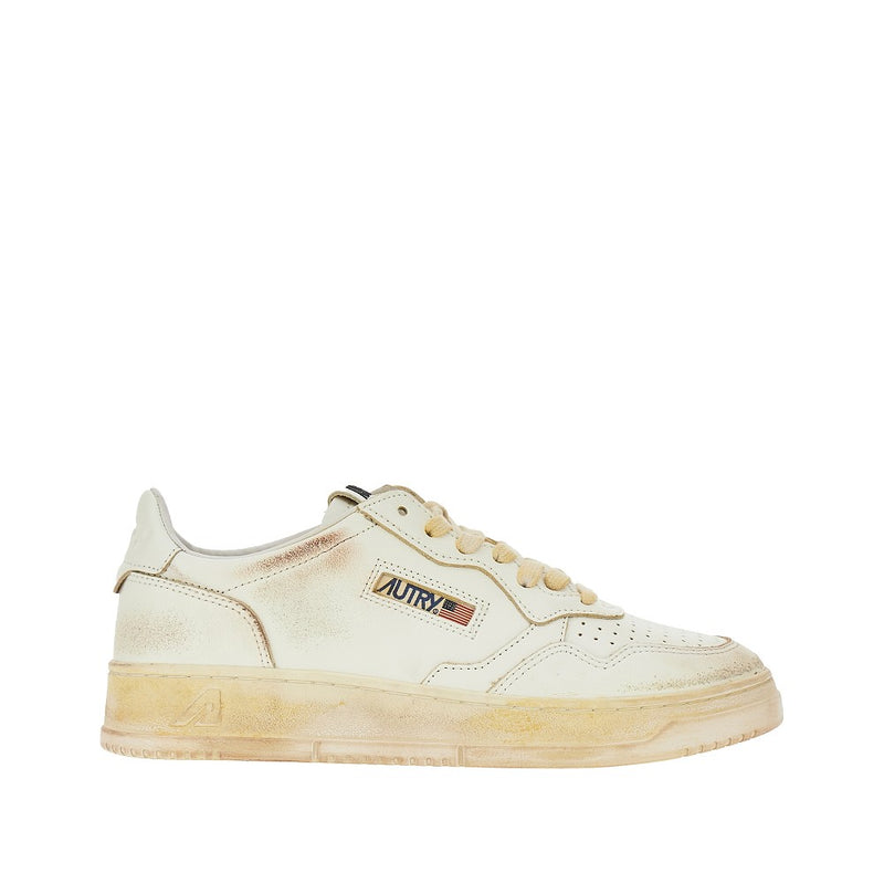 Autry Autry Super Vintage Medalist Low Sneakers White - World Class Fashion