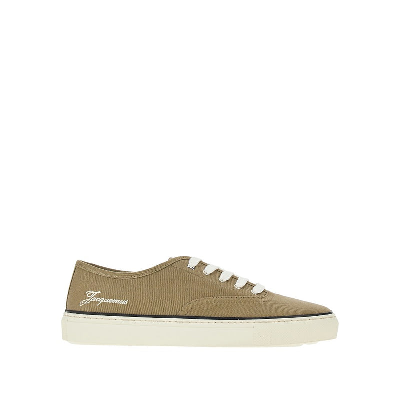 Jacquemus Jacquemus Féfé Cotton Sneakers Khaki - World Class Fashion