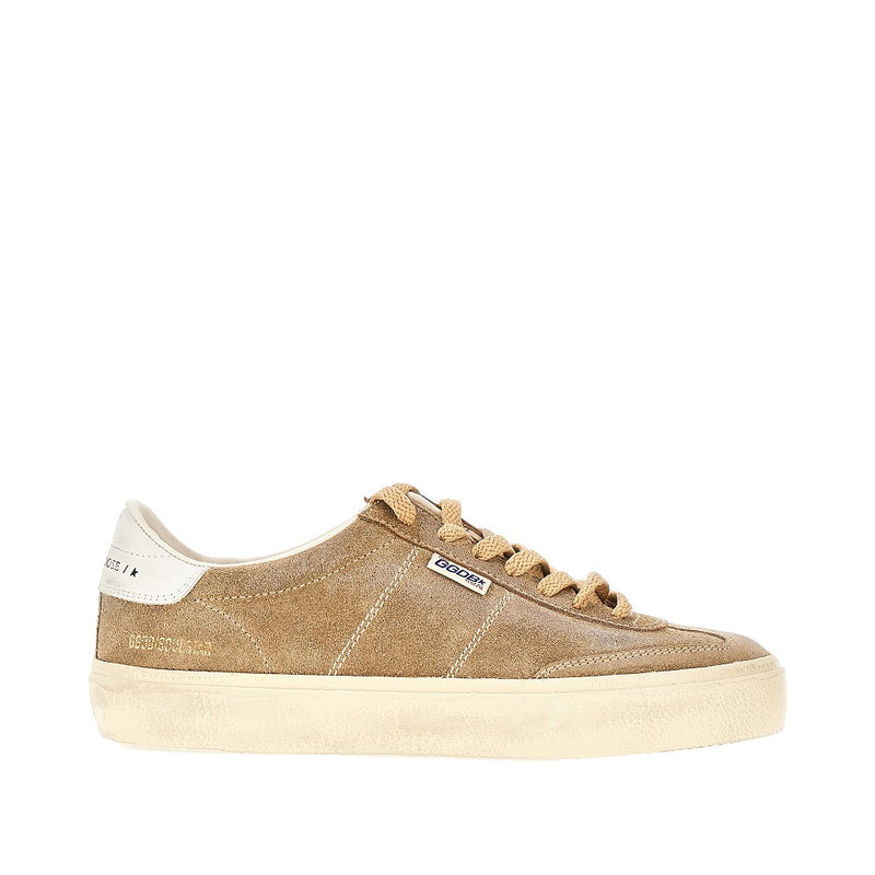 Golden Goose Golden Goose Soul-Star Suede Leather Sneakers Beige - World Class Fashion
