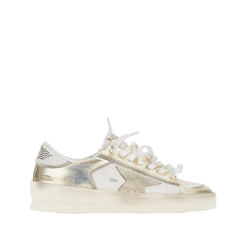 Golden Goose Golden Goose Stardan Leather Sneakers White Women - World Class Fashion