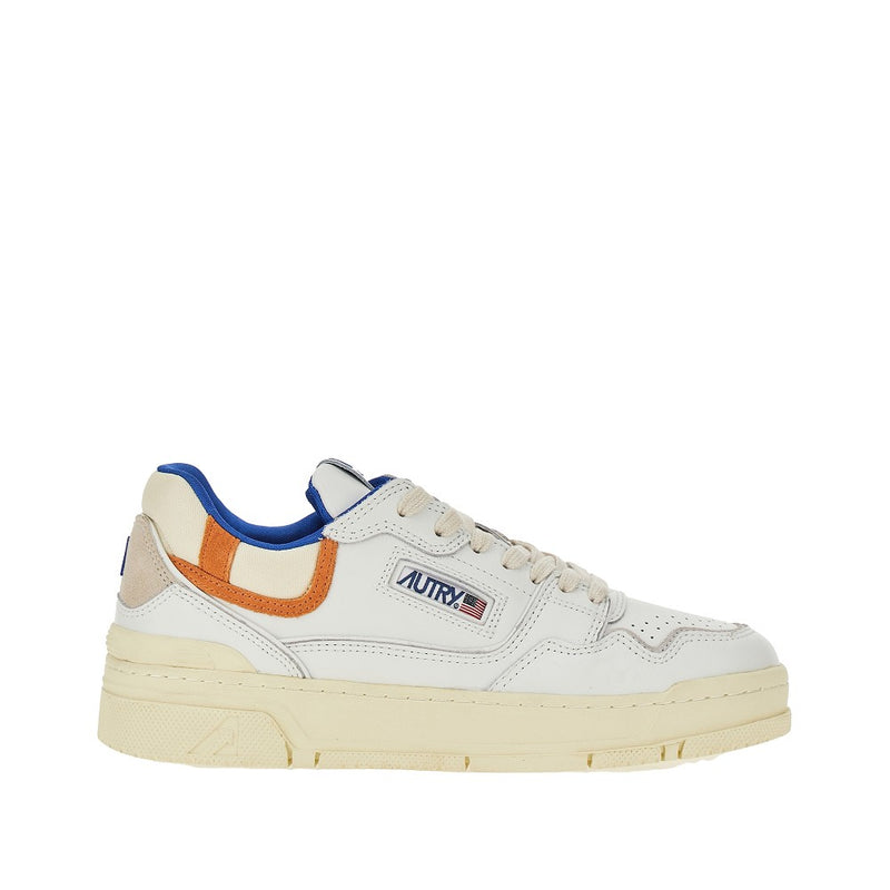 Autry Autry Clc Low Leather Sneakers White Men - World Class Fashion