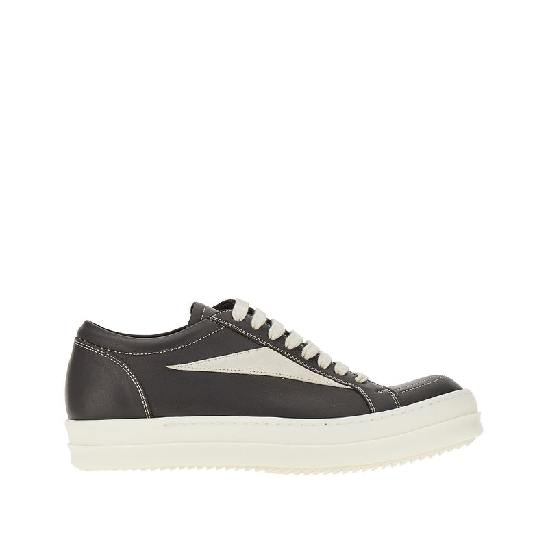 Rick Owens Rick Owens Leather Vintage Sneakers Brown - World Class Fashion