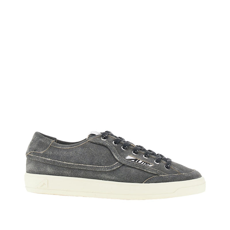 Autry Autry 'Windscape' Suede Leather Sneakers Grey - World Class Fashion