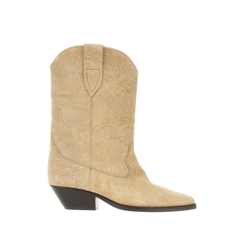 Isabel Marant Isabel Marant Duerto Texan Boots Beige Women - World Class Fashion