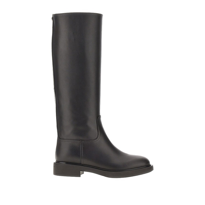 Gianvito Rossi Gianvito Rossi Ascott Leather Boots Black - World Class Fashion