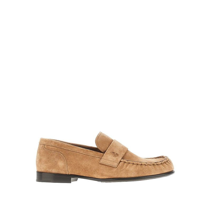 Jimmy Choo Jimmy Choo Ellis Suede Leather Loafers Brown - World Class Fashion