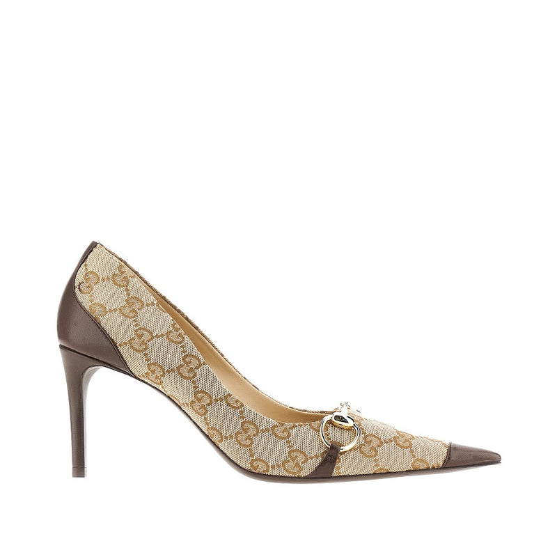 Gucci Gucci Donna GG Canvas Pumps Brown Women - World Class Fashion