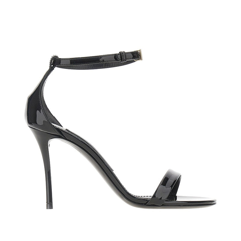 Dolce&gabbana Dolce&Gabbana Patent Leather Sandals Black Women - World Class Fashion