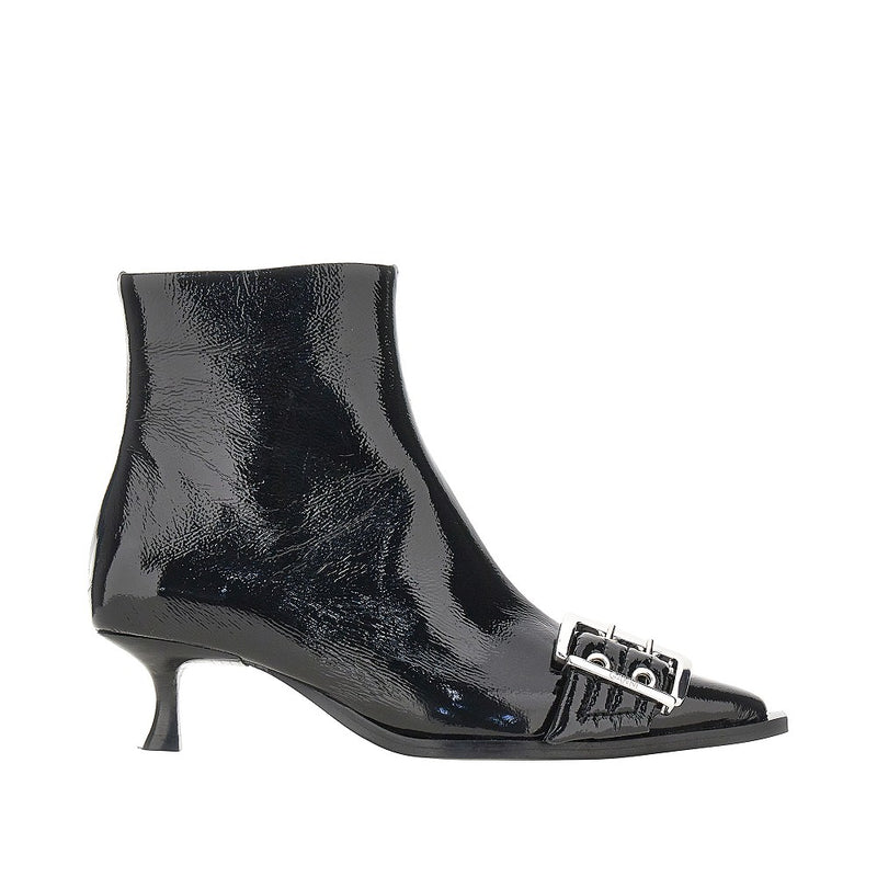 Ganni Ganni Faux Leather Boots Black Women - World Class Fashion