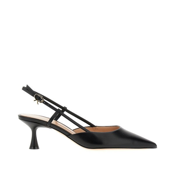 Gianvito Rossi Gianvito Rossi Ascent 55 Black Slingback Pumps - World Class Fashion