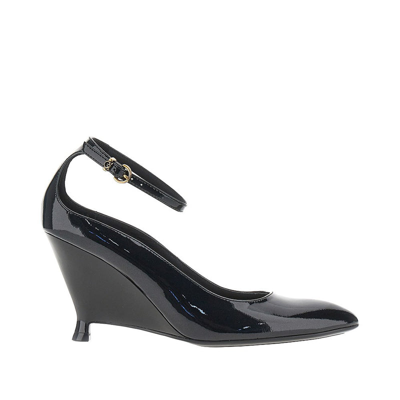 Pinko Pinko Patent-leather Ankle Strap Pumps Black Women - World Class Fashion