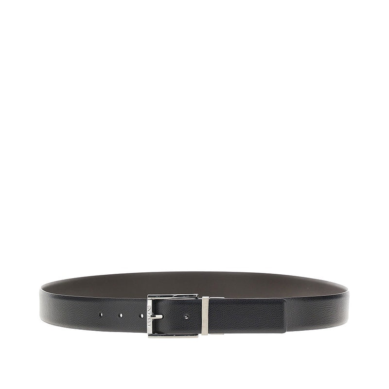 Emporio Armani Emporio Armani Reversible Leather Belt Black/Brown Men - World Class Fashion