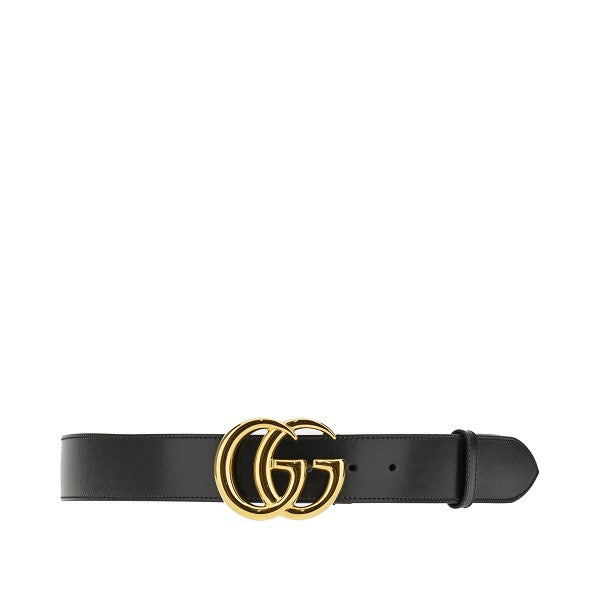 Gucci Gucci GG Marmont Leather Belt Black - World Class Fashion