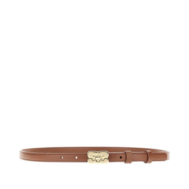 Ganni Ganni 'Kat' Recycled Leather Belt - World Class Fashion