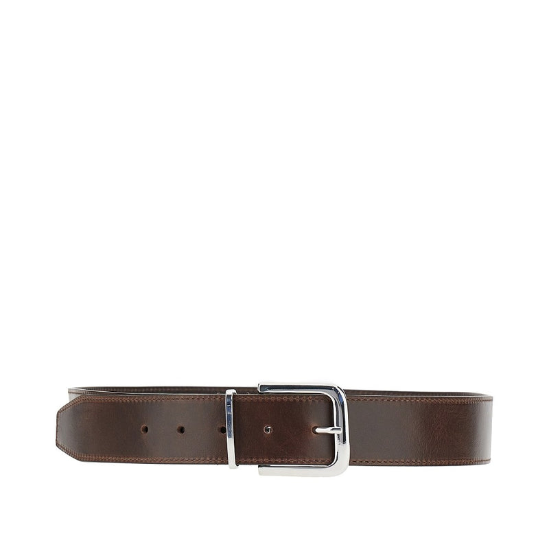 The Frankie Shop The Frankie Shop Sarno Leather Belt Brown - World Class Fashion
