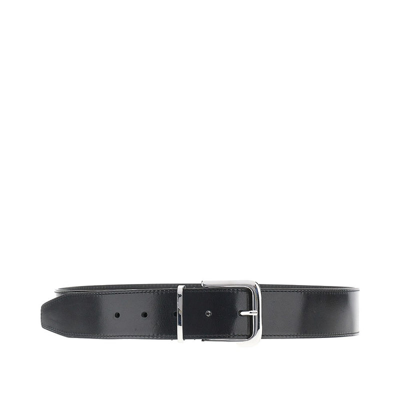 The Frankie Shop The Frankie Shop Sarno Leather Belt Black - World Class Fashion