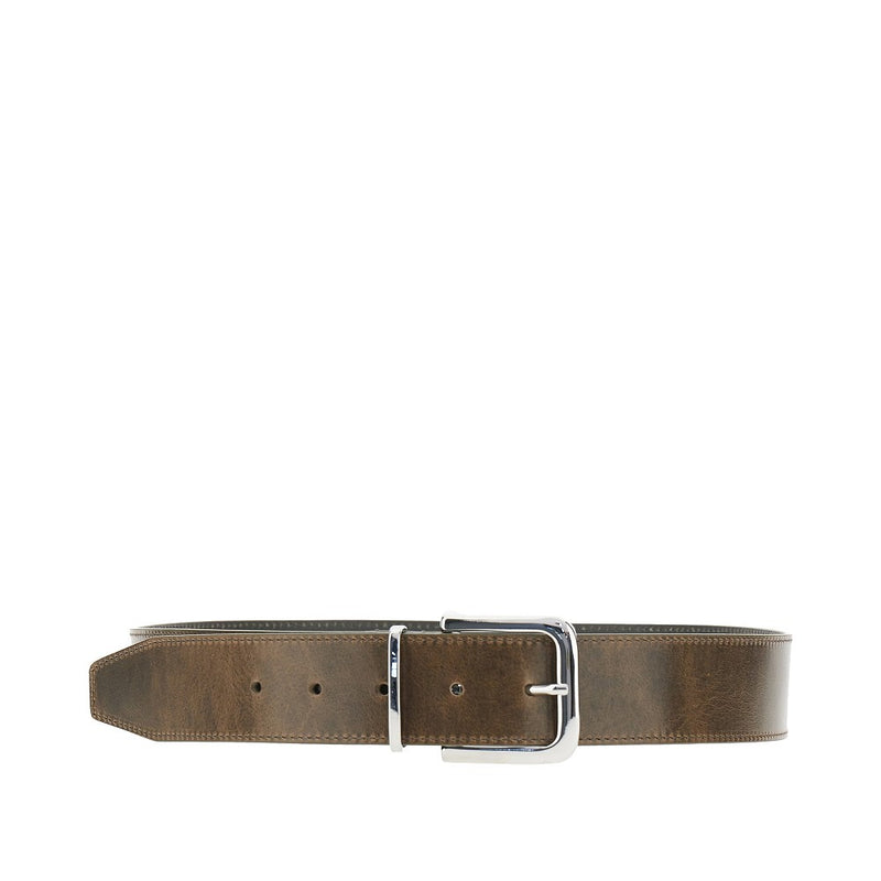 The Frankie Shop The Frankie Shop Sarno Leather Belt Khaki - World Class Fashion
