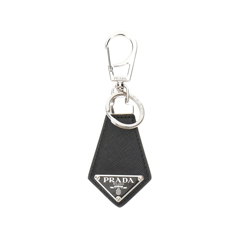 Prada Prada Saffiano Leather Keyholder With Logo - World Class Fashion