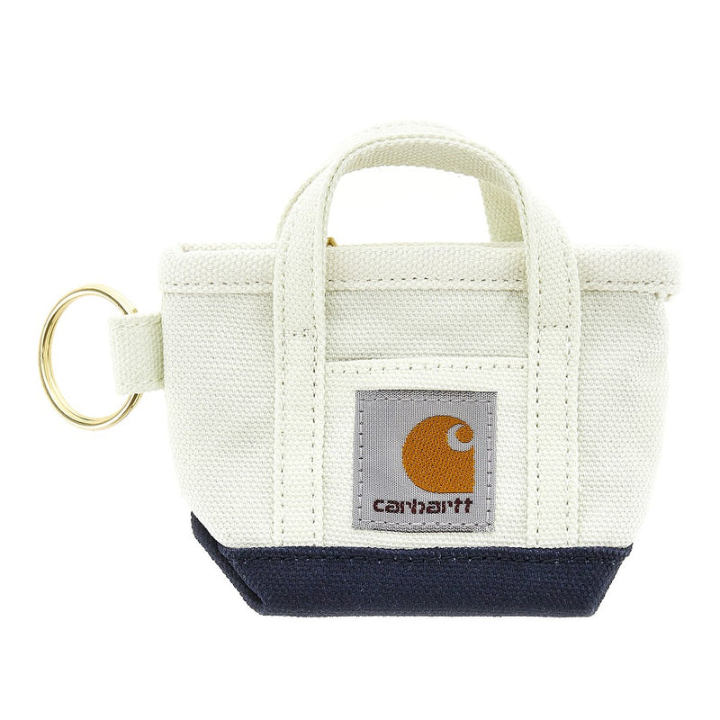 Carhartt WIP Carhartt WIP Mini Tote Bag Keyholder White - World Class Fashion