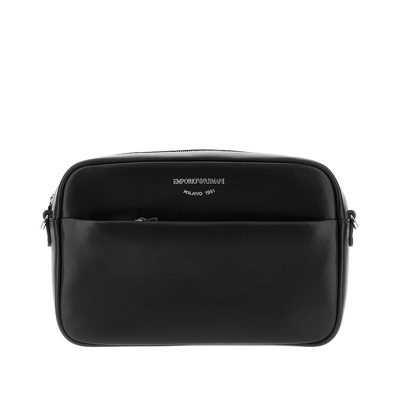 Emporio Armani Emporio Armani Leather Camera Bag Black Women - World Class Fashion