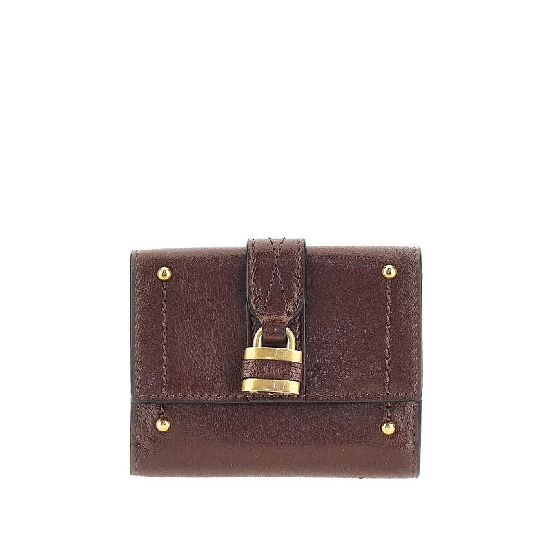 Chloe Chloe Mini Paddington Tri-fold Wallet Brown - World Class Fashion